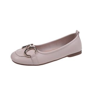 Elegant Women's Cream Loafers